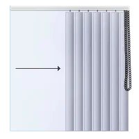 Bedien- und Paketseite auf der rechten Seite