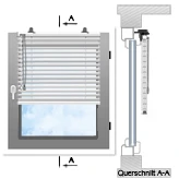 auf dem Rahmen mit Klemmträger