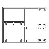 Gerade für Rollladen mit Insektenschutz