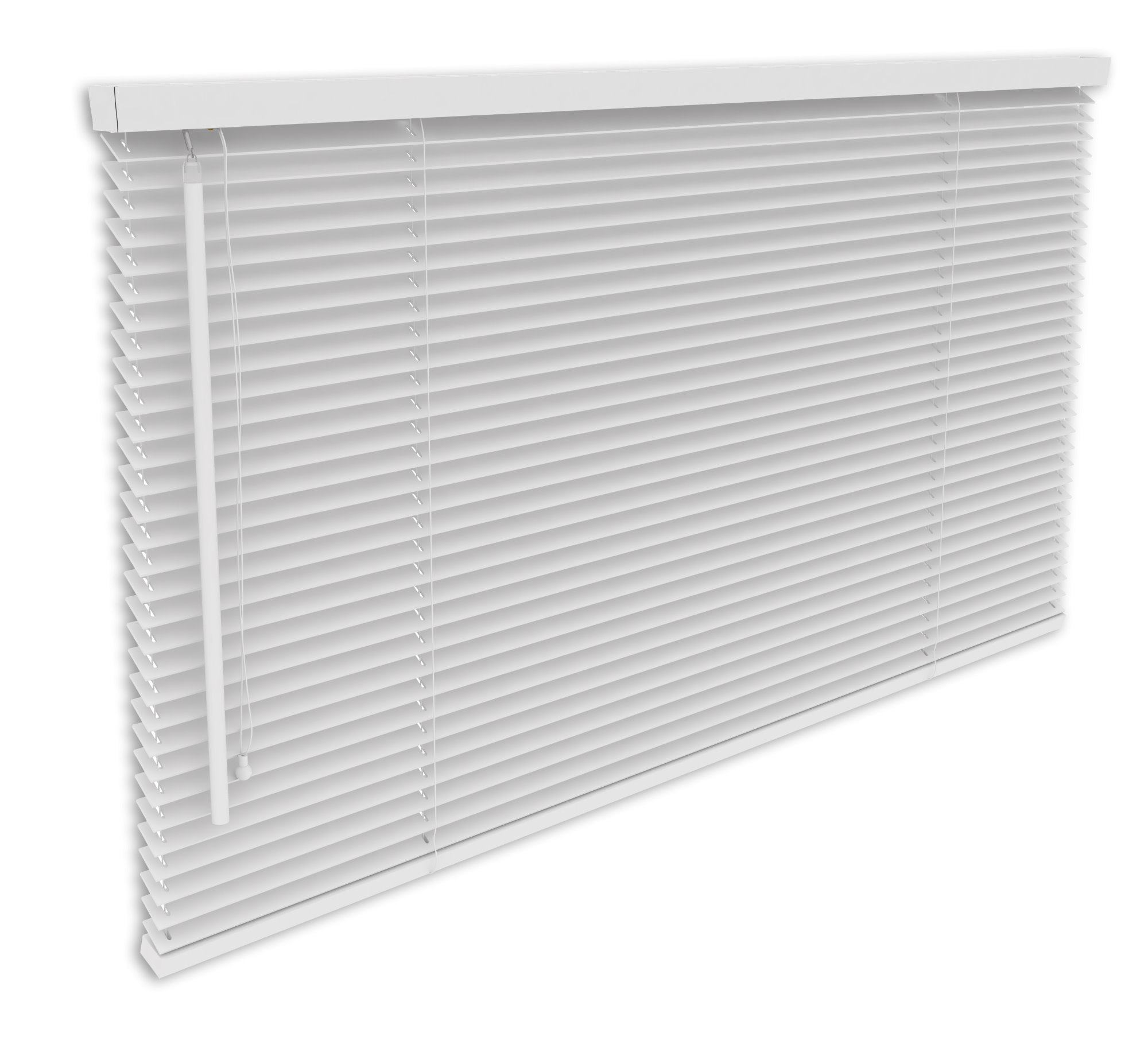 Holzjalousie Weiß 25 mm Lammele