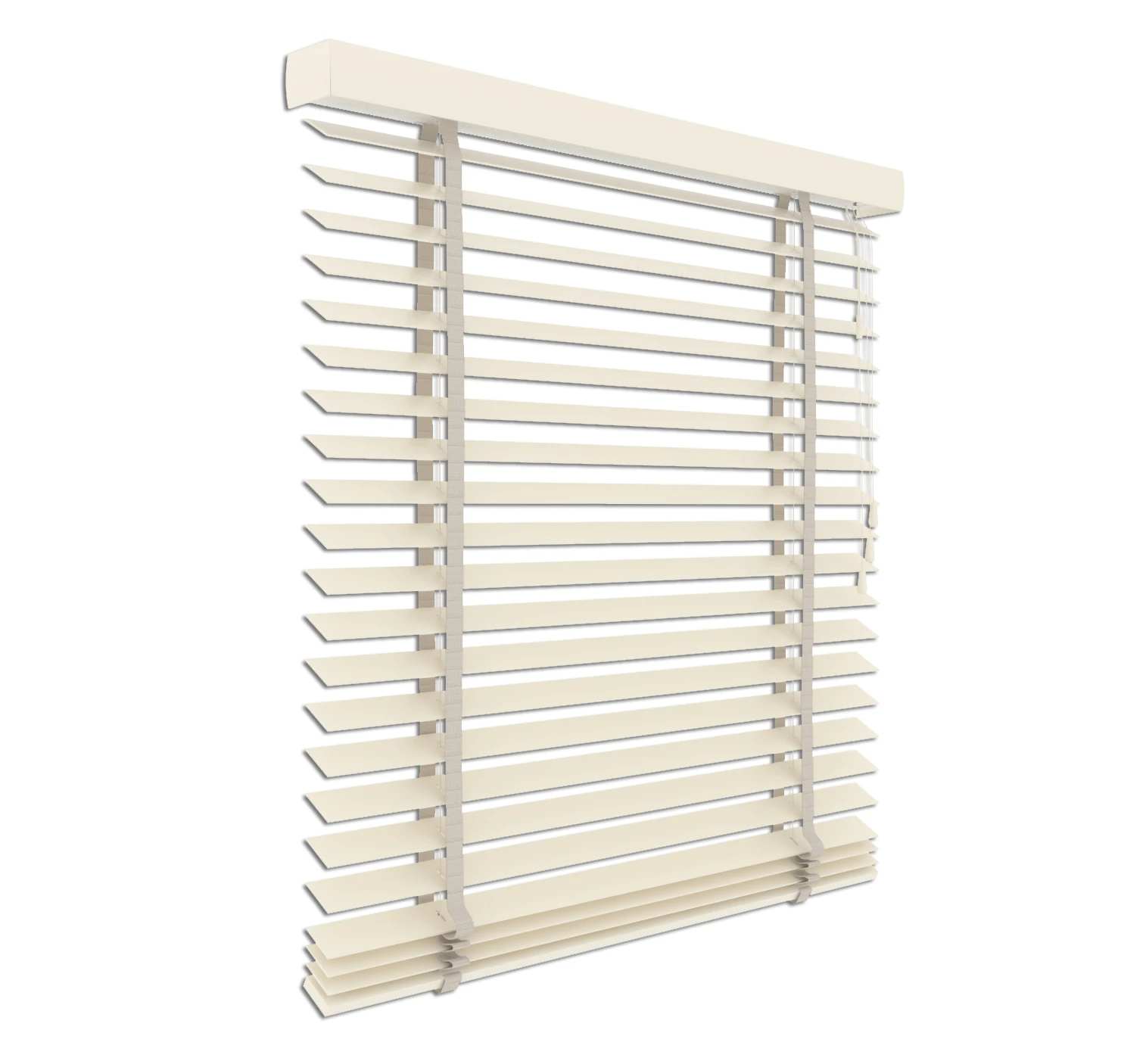 Holzjalousie helles Beige | 50mm Lamelle