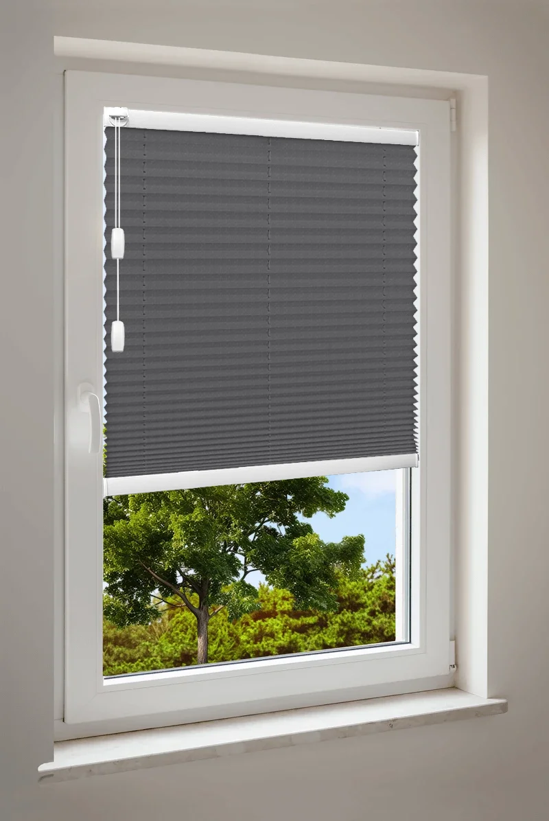 Plissee Cosiflor® F1 schwarze Stoffe