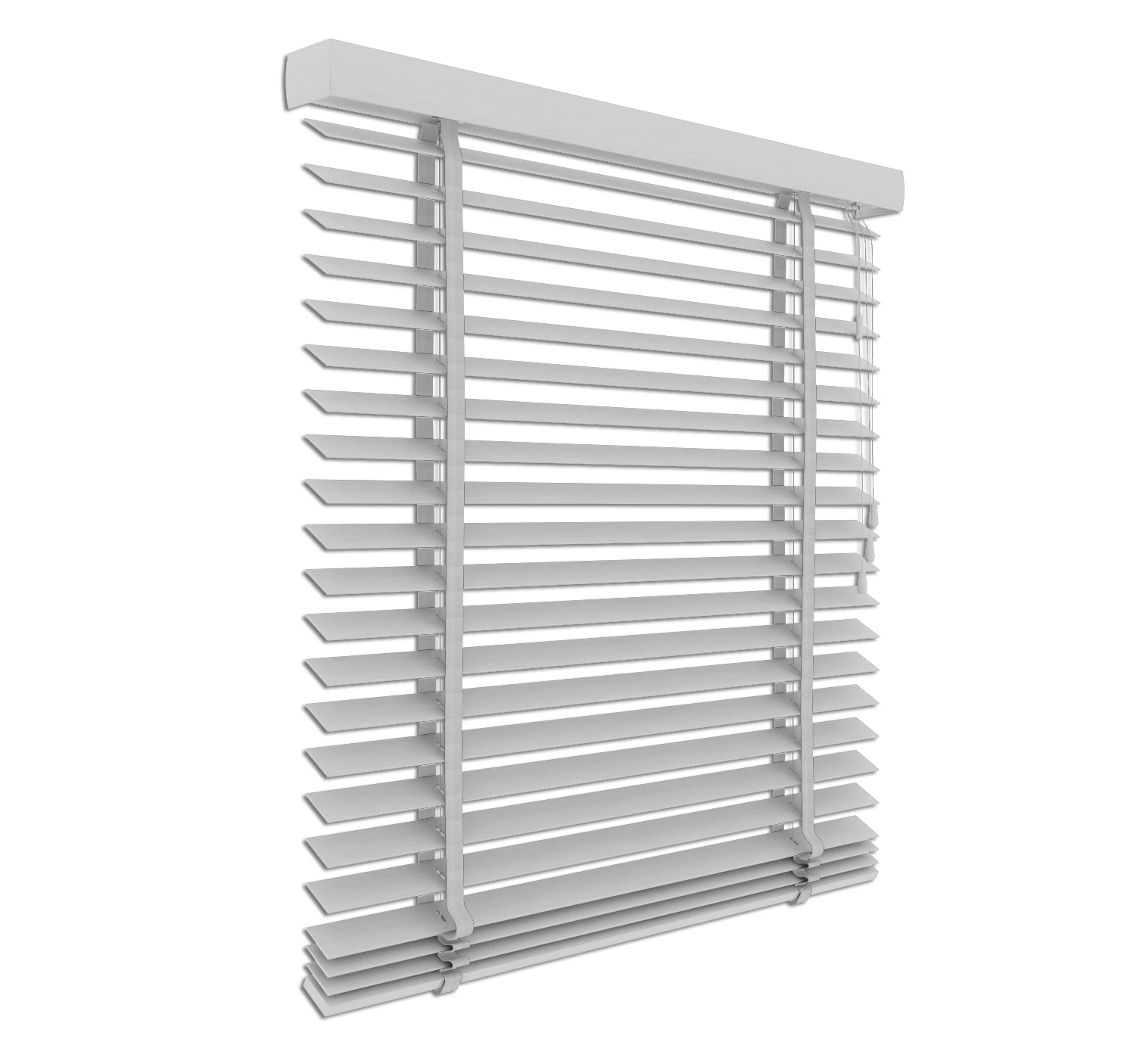 Holzjalousie Weiß | 50 mm Lamelle
