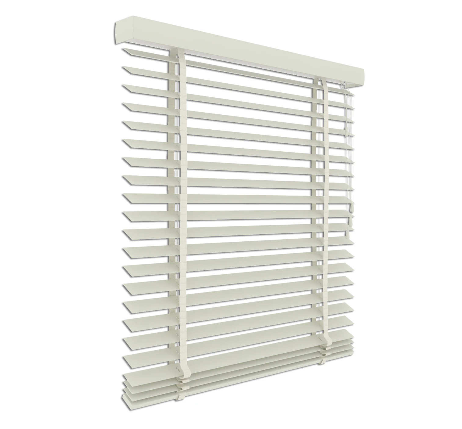Holzjalousie Creme | 50mm Lamelle