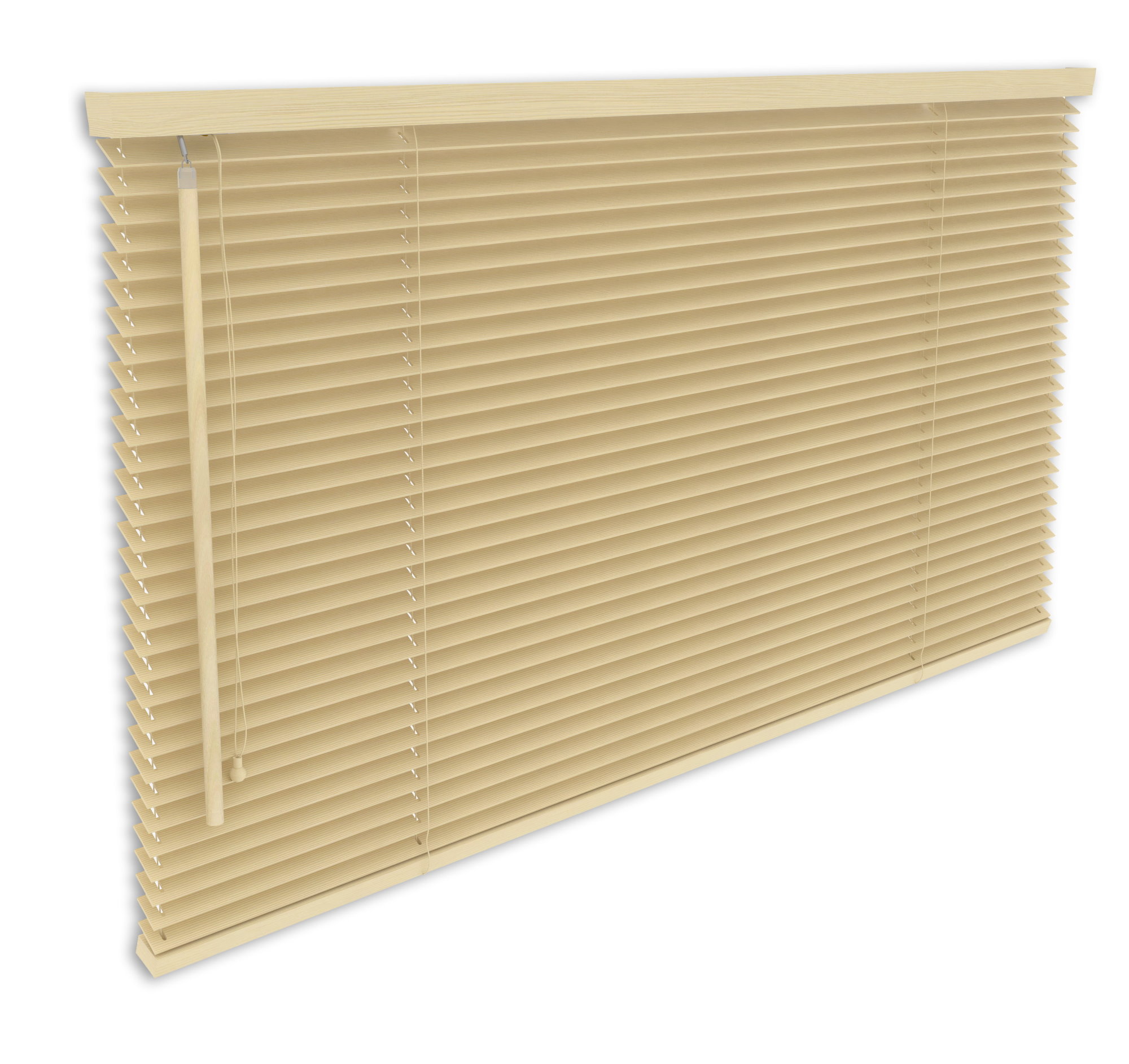 Holzjalousie Natur 25 mm Lammele