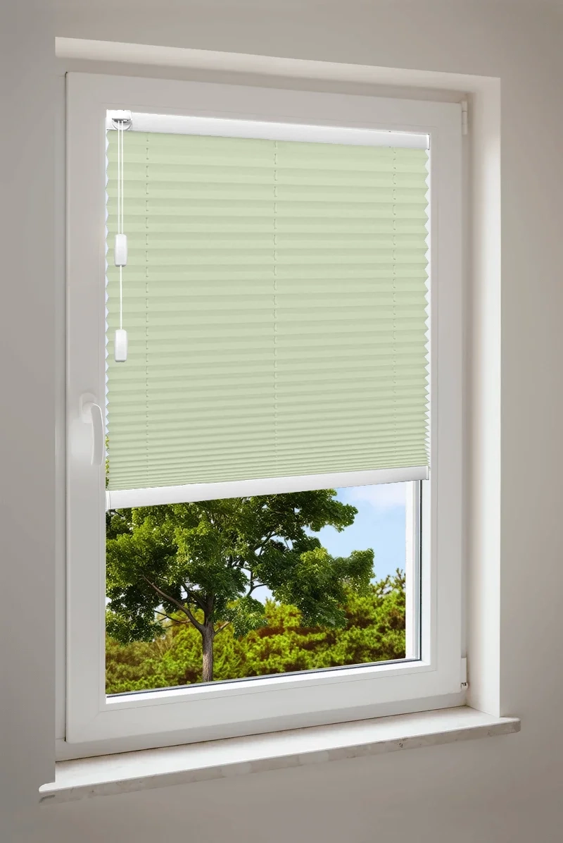 Plissee Cosiflor® F1 grüne Stoffe